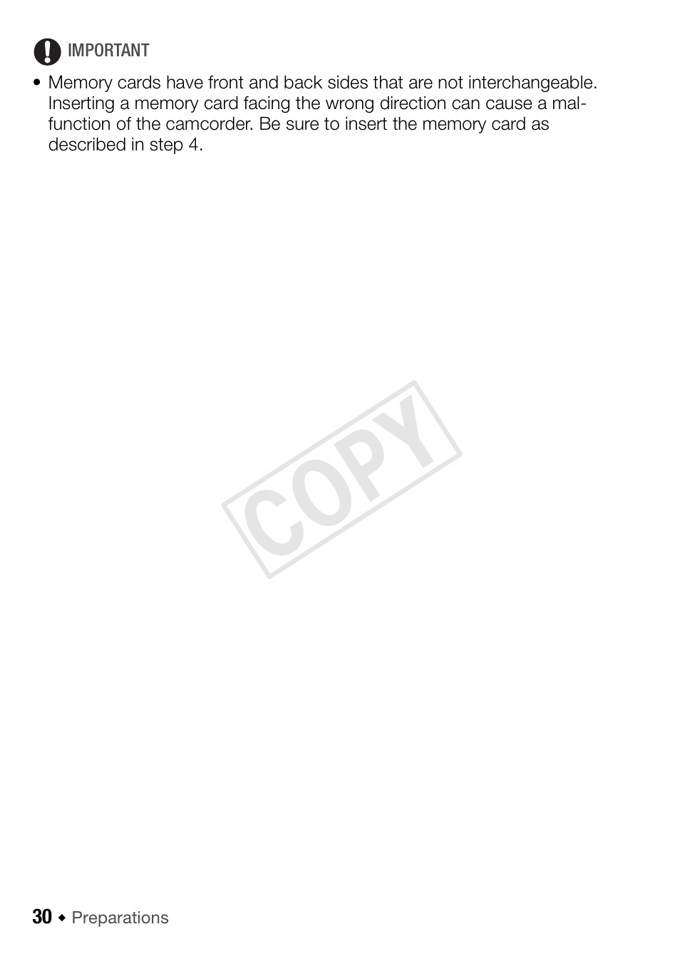 Cop y | Canon VIXIA HF R42 User Manual | Page 30 / 197