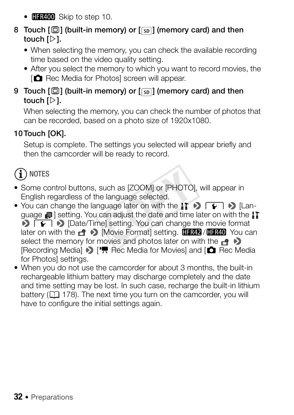 Cop y | Canon VIXIA HF R42 User Manual | Page 32 / 197