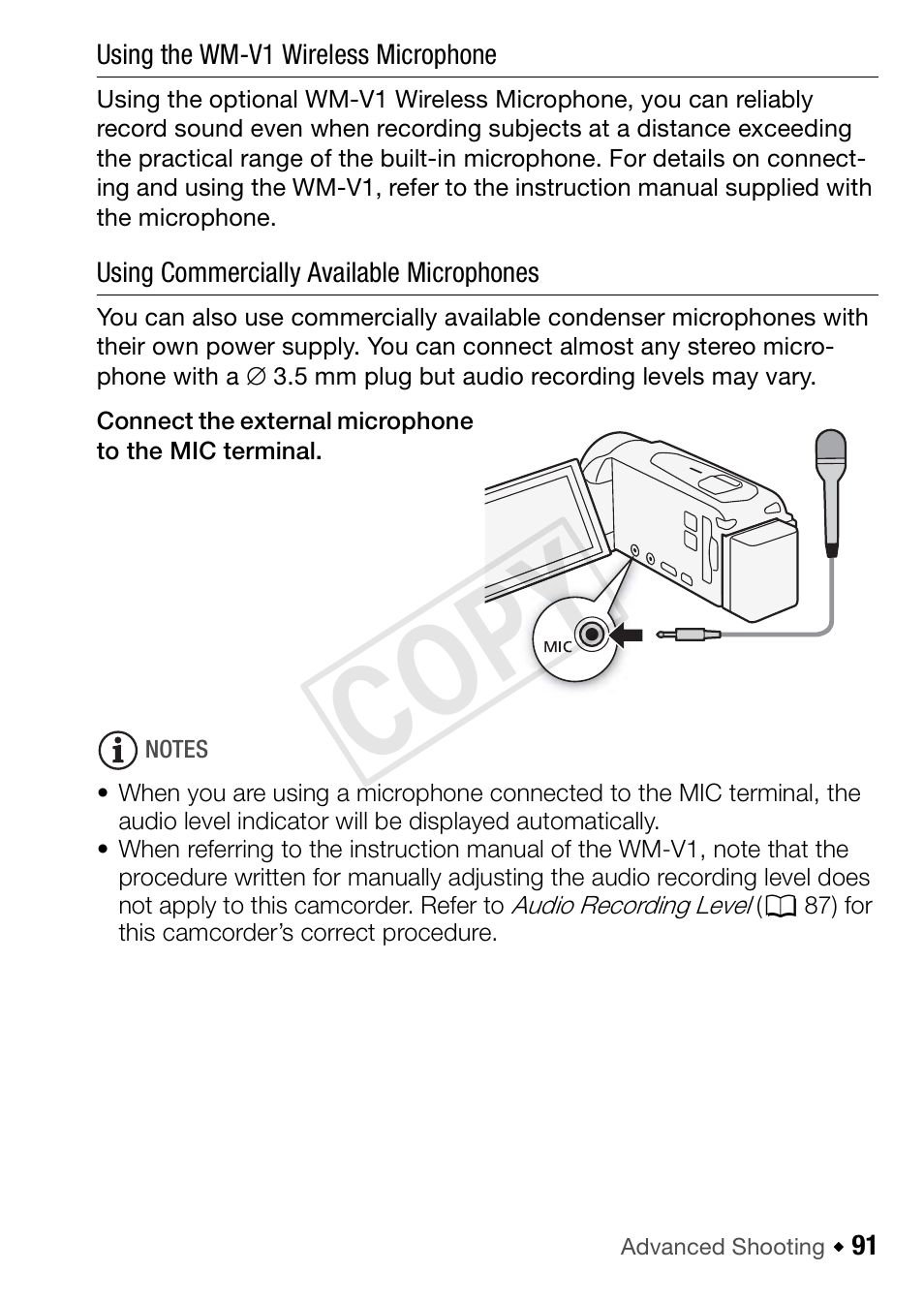 Cop y | Canon VIXIA HF R42 User Manual | Page 91 / 197