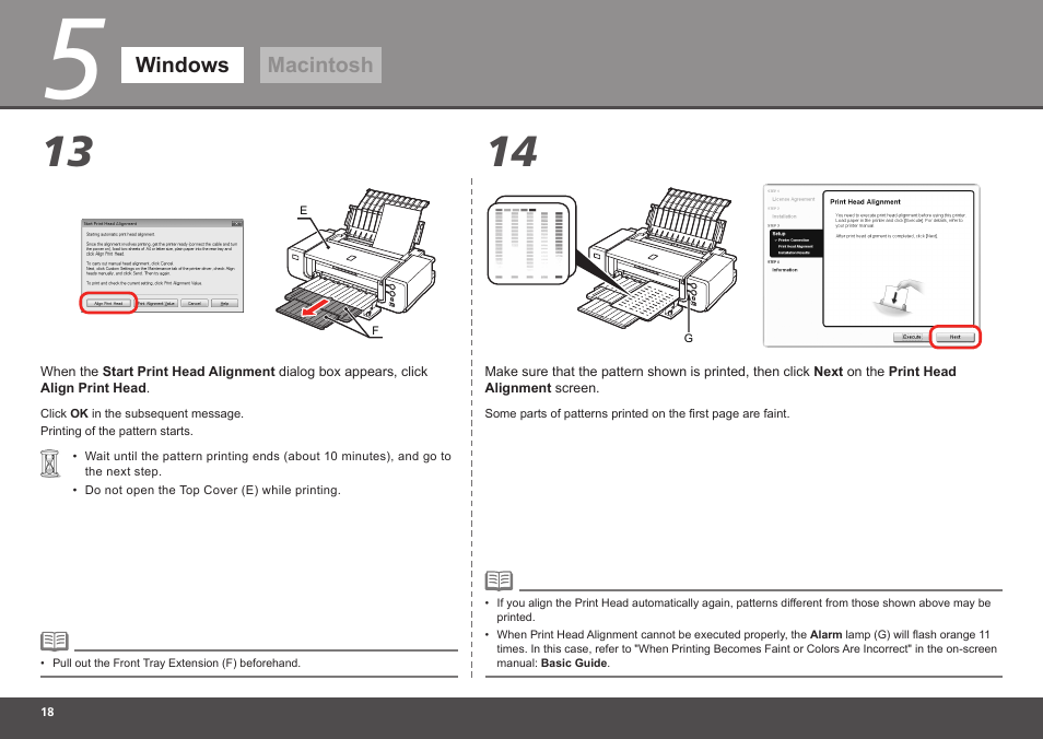 Windows macintosh | Canon PIXMA Pro9500 Mark II User Manual | Page 20 / 36