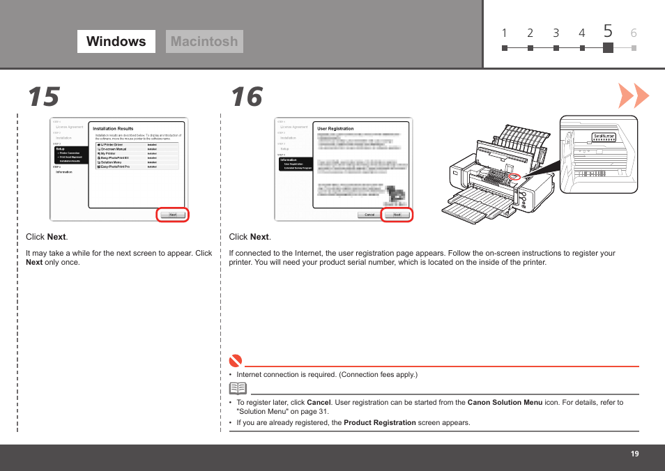 Windows macintosh | Canon PIXMA Pro9500 Mark II User Manual | Page 21 / 36