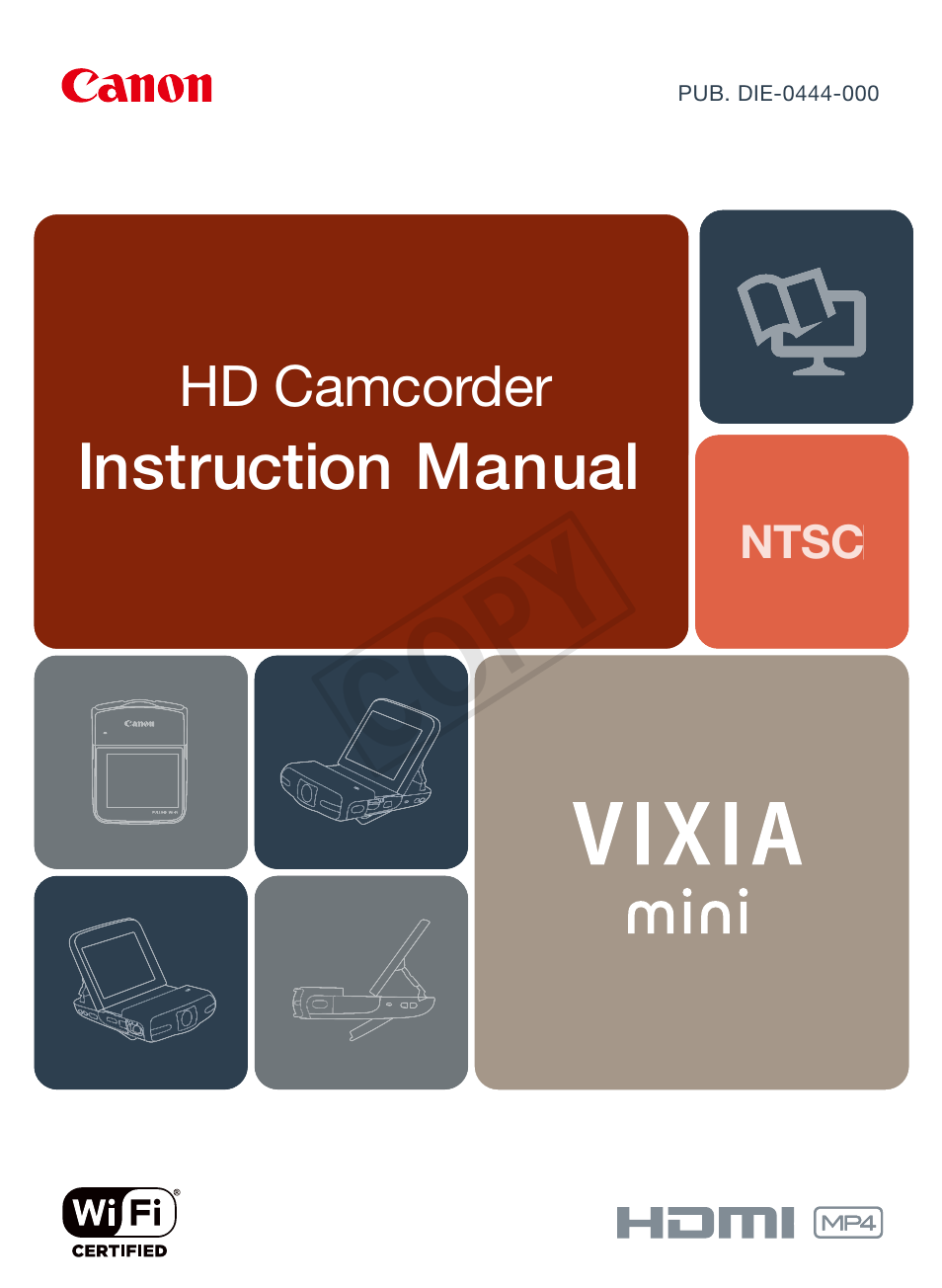 Canon VIXIA mini User Manual | 253 pages