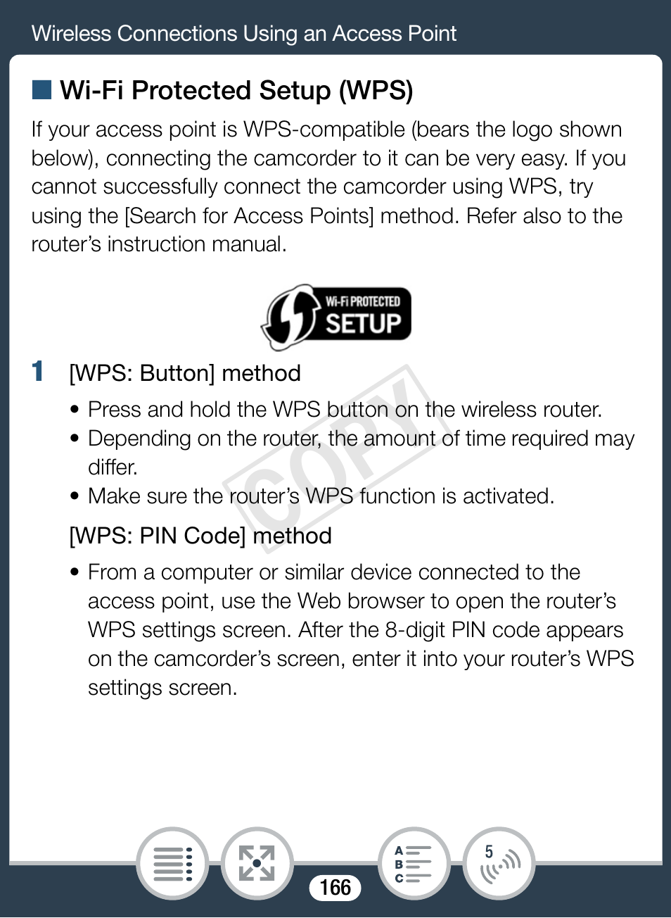 Cop y | Canon VIXIA mini User Manual | Page 166 / 253