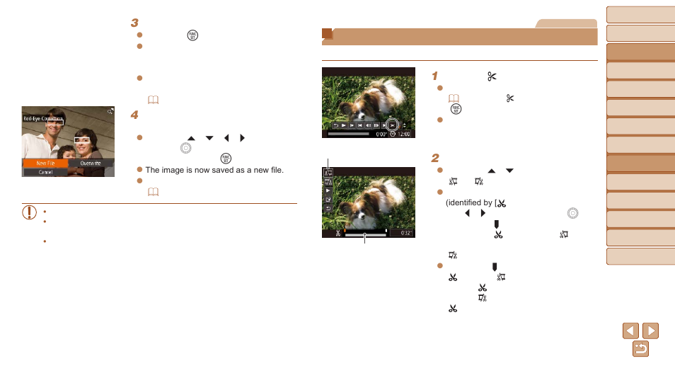 Editing movies, Printing, Is only available when the memory | Canon PowerShot SX700 HS User Manual | Page 110 / 198