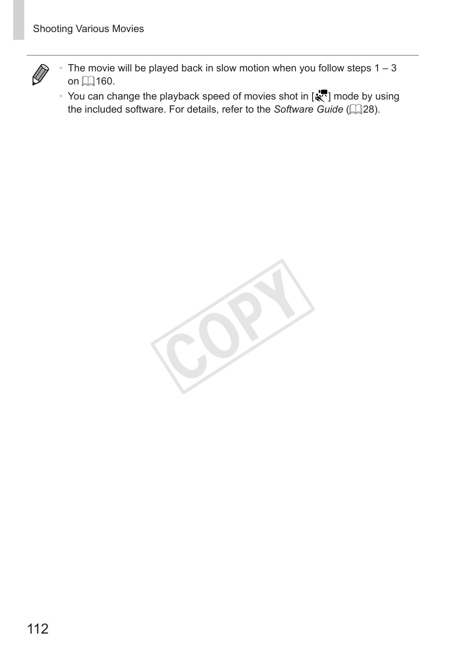 Cop y | Canon PowerShot SX50 HS User Manual | Page 112 / 286