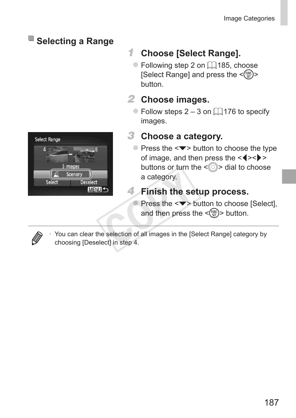 Cop y | Canon PowerShot SX50 HS User Manual | Page 187 / 286