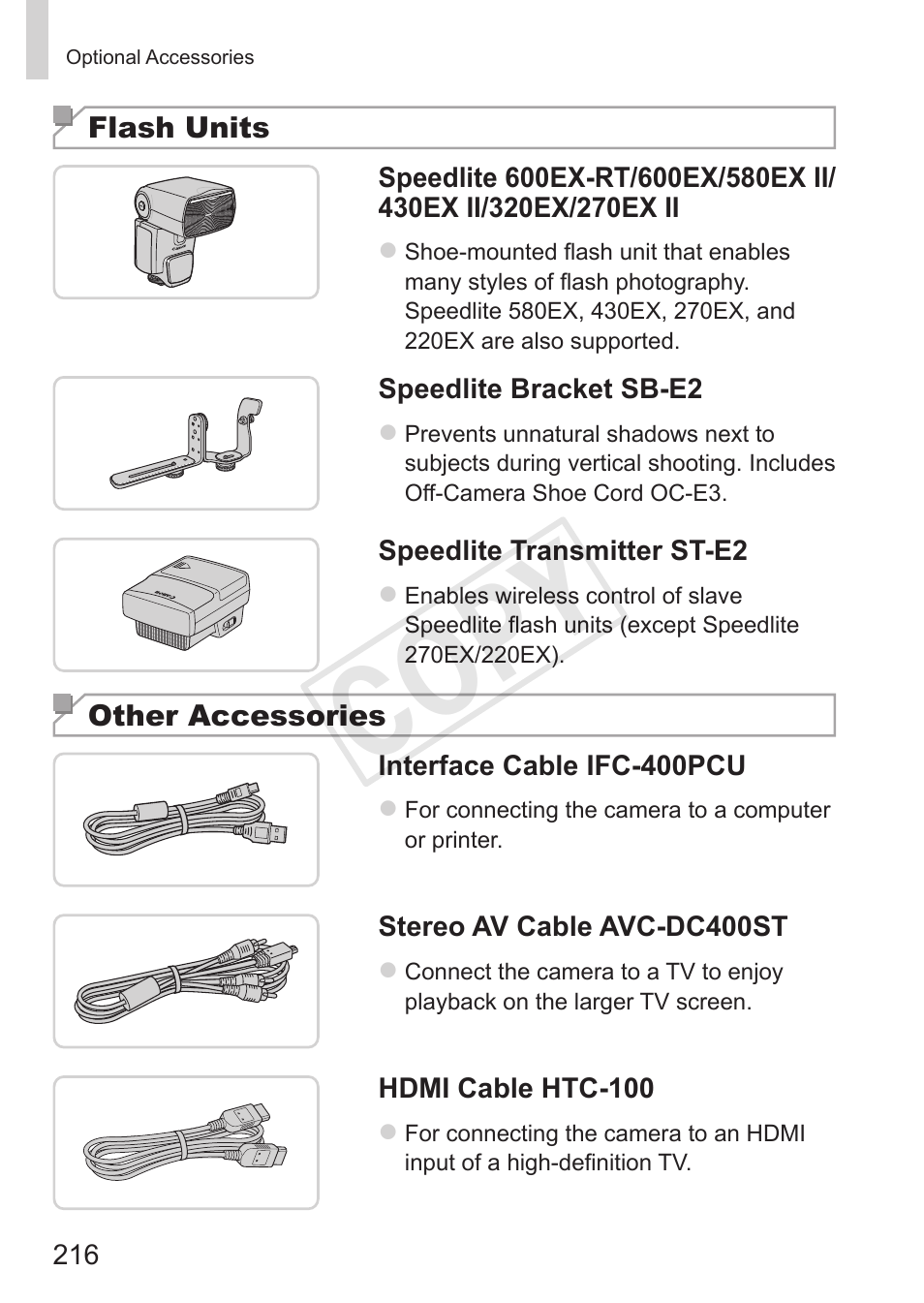 Cop y | Canon PowerShot SX50 HS User Manual | Page 216 / 286