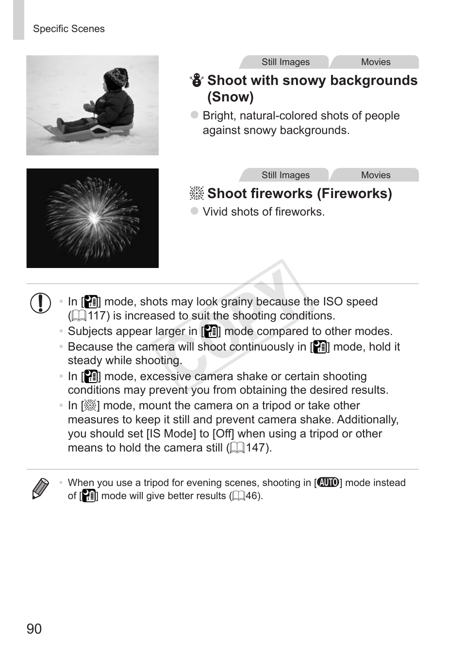 Cop y | Canon PowerShot SX50 HS User Manual | Page 90 / 286