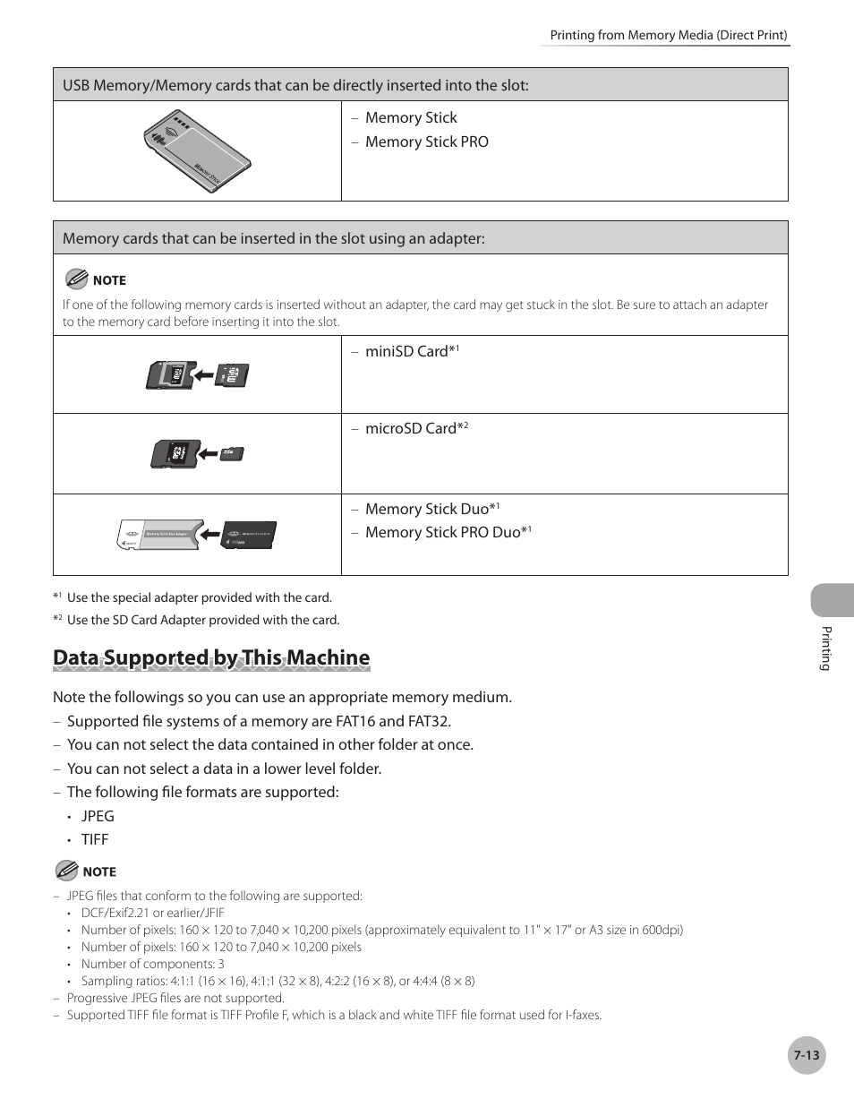 Data supported by this machine, Data supported by this machine -13 | Canon Color imageCLASS MF9280Cdn User Manual | Page 394 / 548