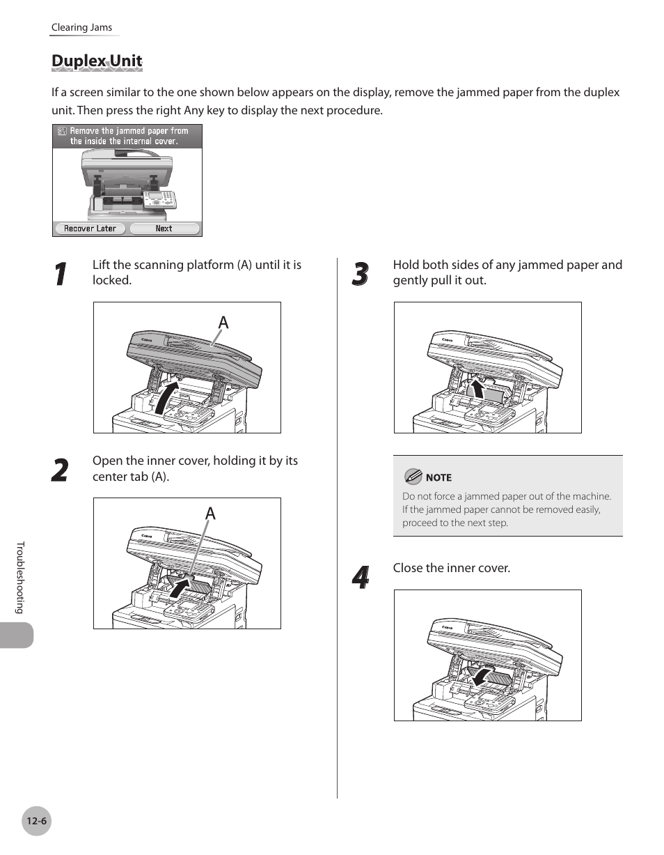 Duplex unit, Duplex unit -6 | Canon Color imageCLASS MF9280Cdn User Manual | Page 461 / 548