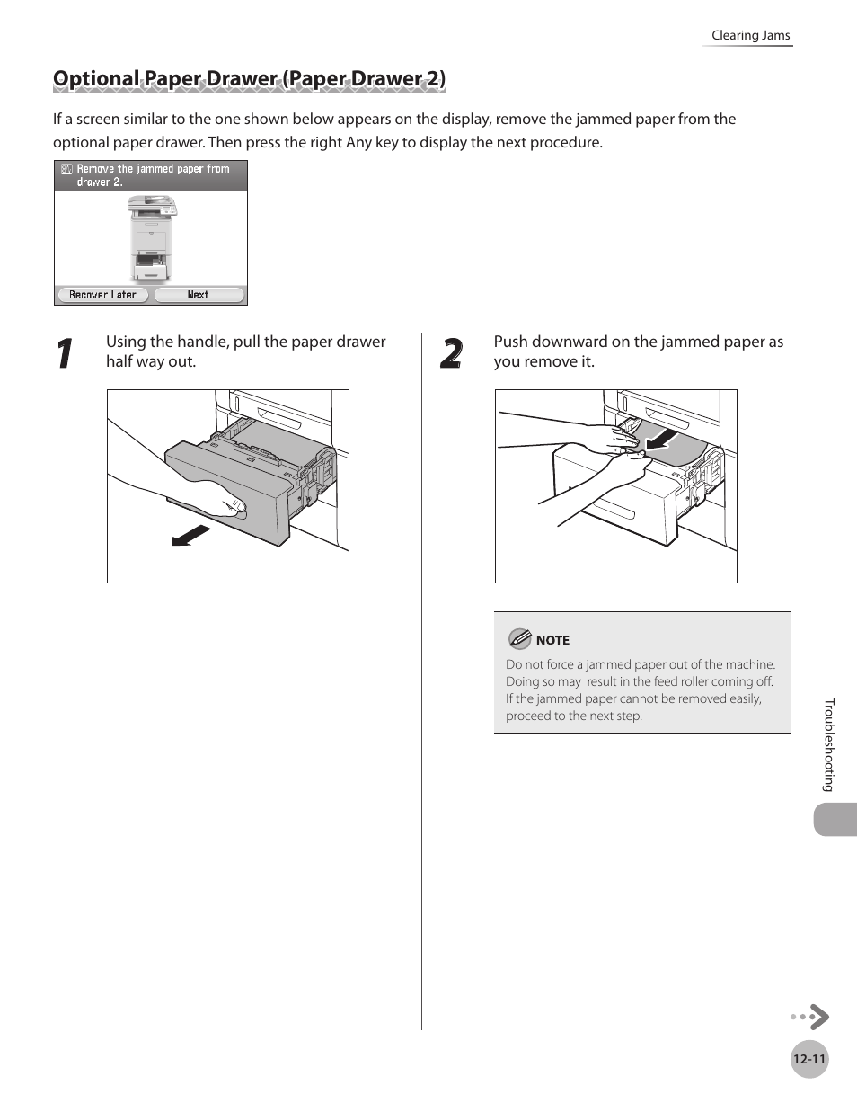 Optional paper drawer (paper drawer 2), Optional paper drawer, Paper drawer 2) -11 | Optional paper drawer (paper drawer 2) -11 | Canon Color imageCLASS MF9280Cdn User Manual | Page 466 / 548