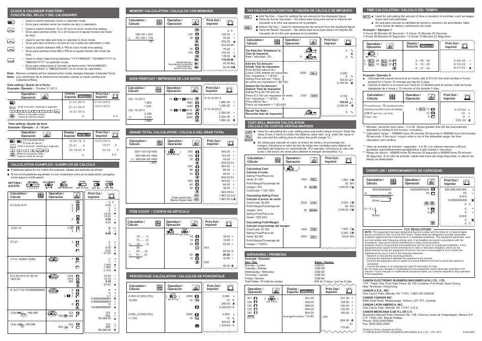 Canon MP27DII User Manual | Page 2 / 2