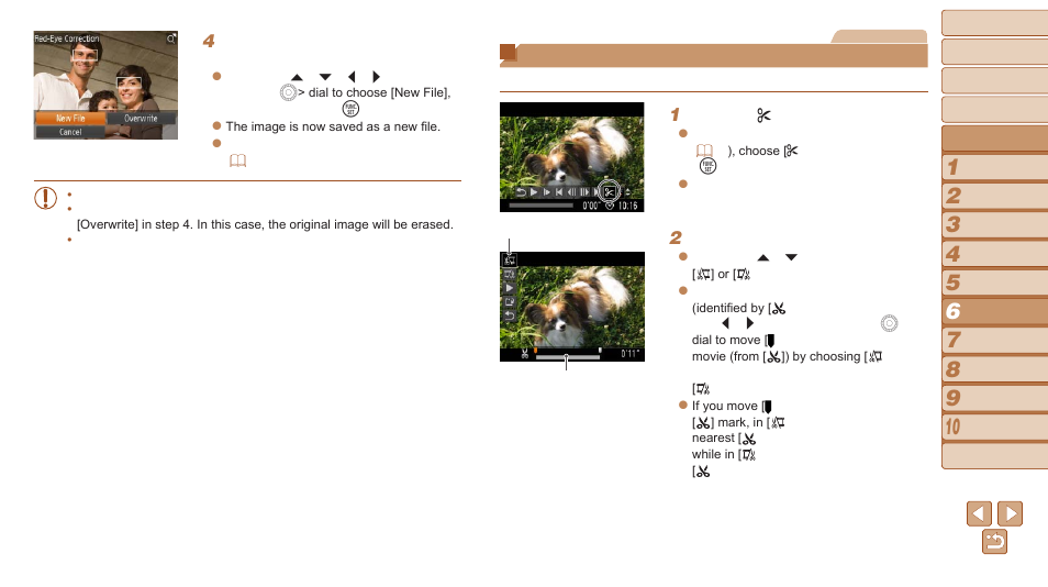 Editing movies | Canon PowerShot SX510 HS User Manual | Page 91 / 168