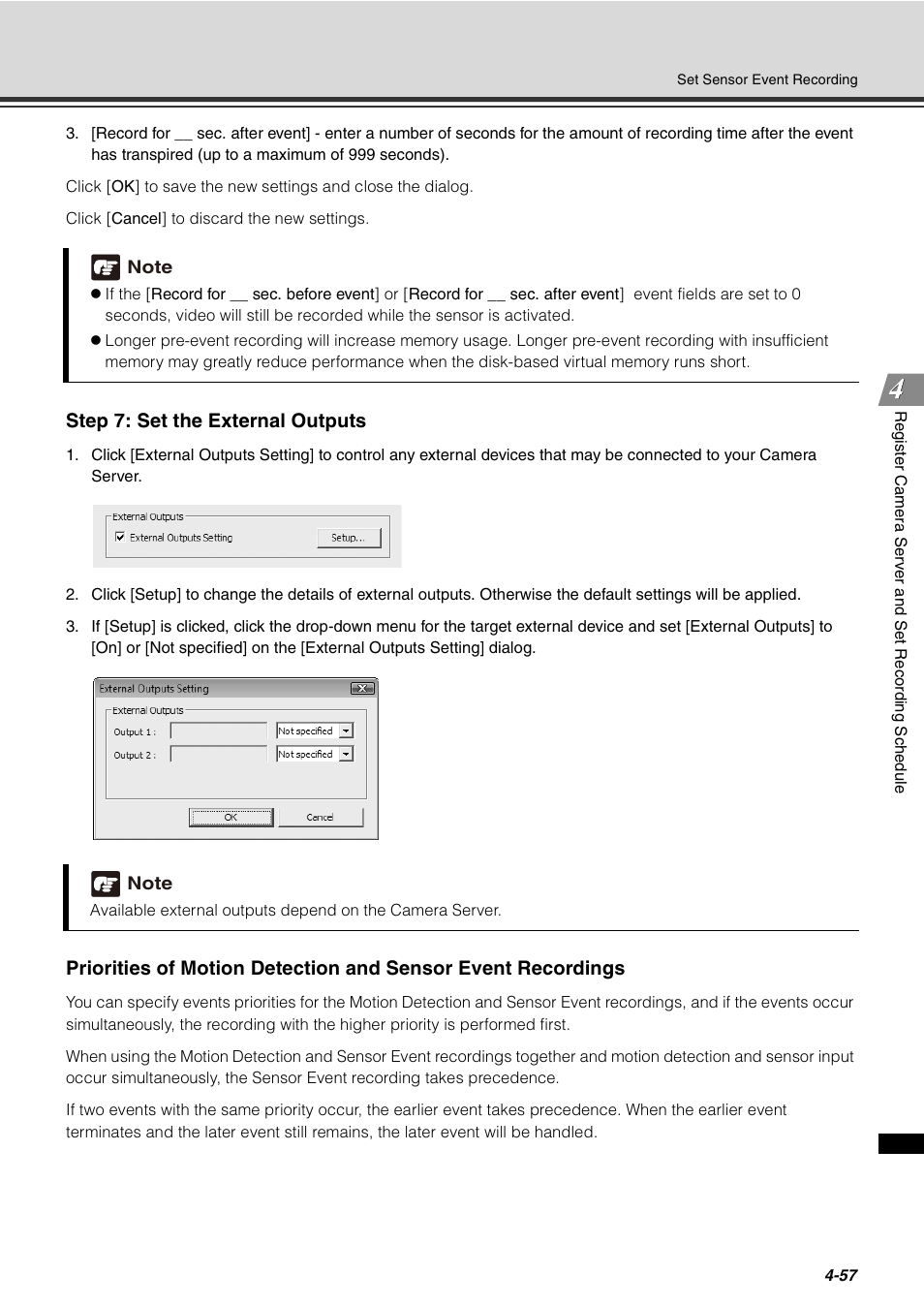 Step 7: set the external outputs | Canon VB-C60 User Manual | Page 137 / 288