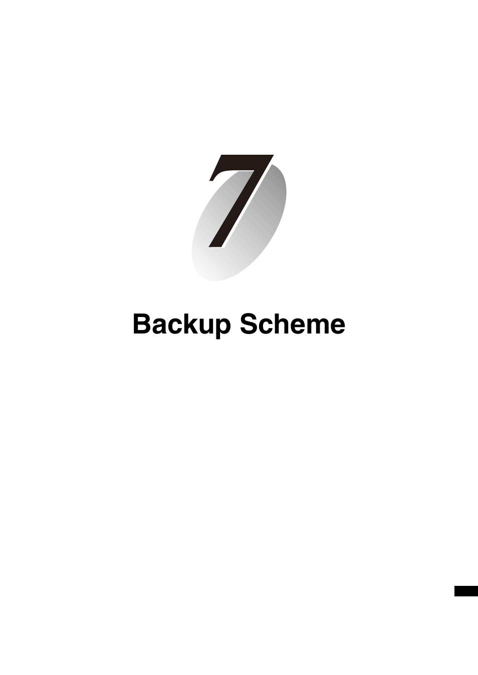 Chapter 7 backup scheme, Chapter 7, Backup scheme | Canon VB-C60 User Manual | Page 221 / 288