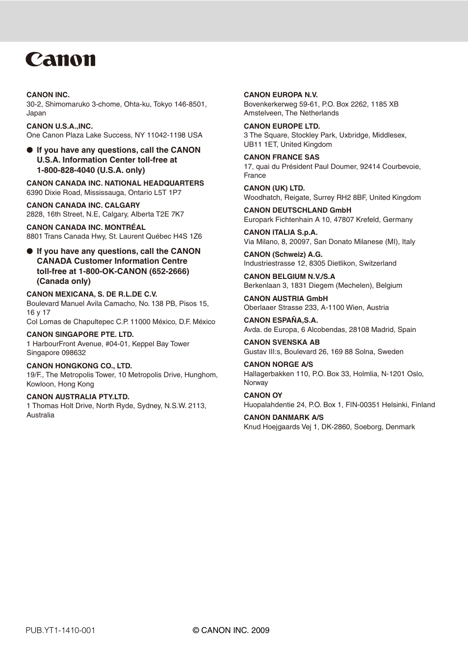 Canon VB-C60 User Manual | Page 288 / 288