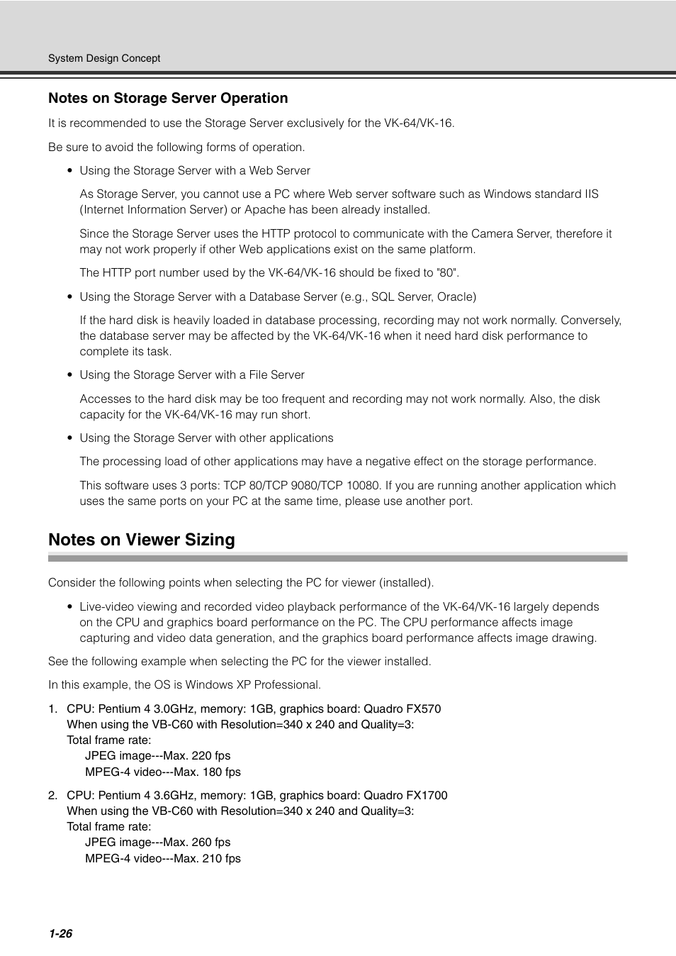 Notes on viewer sizing, Notes on viewer sizing -26 | Canon VB-C60 User Manual | Page 40 / 288