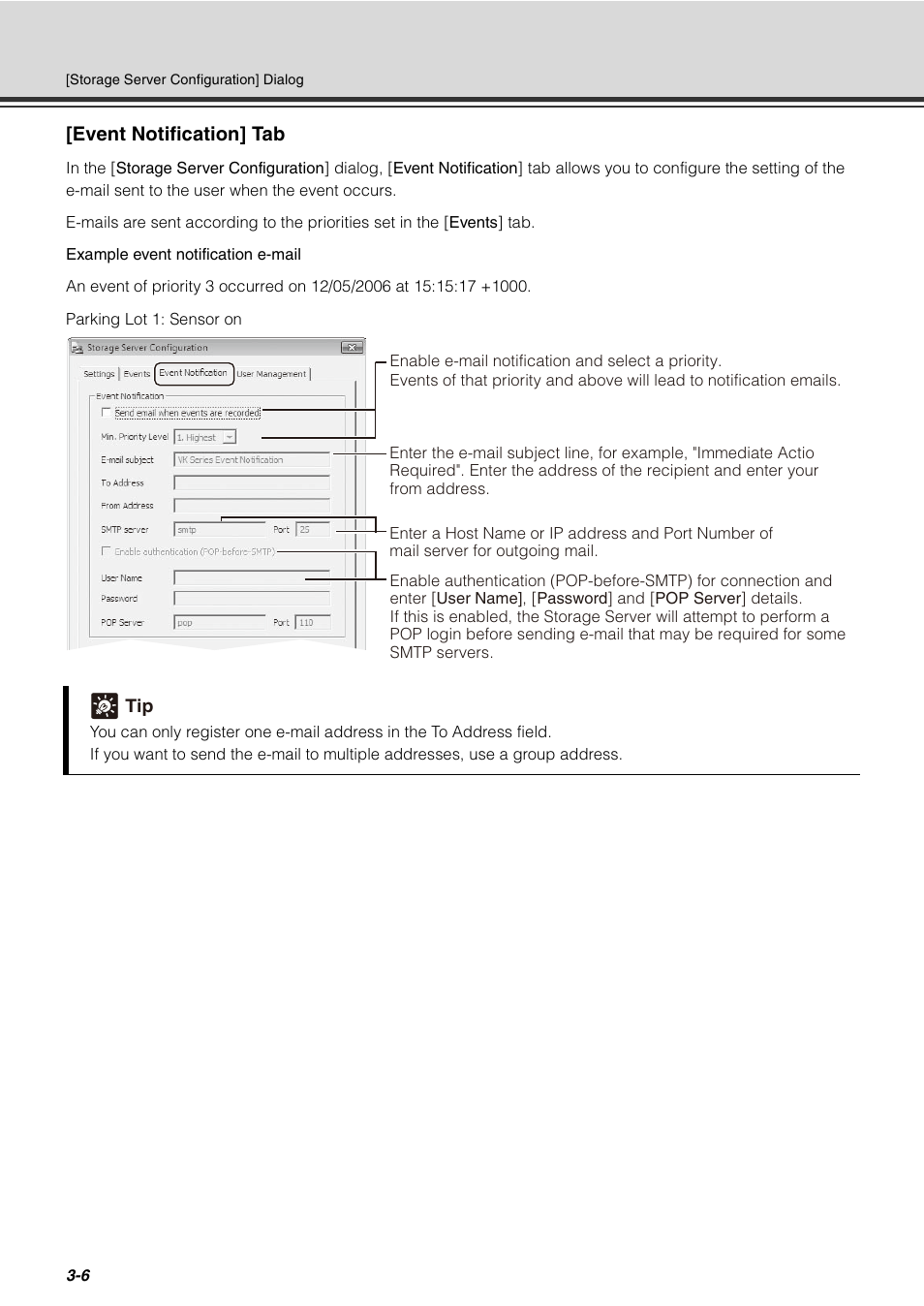 Event notification] tab | Canon VB-C60 User Manual | Page 58 / 288