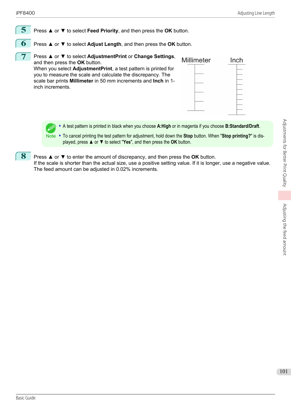 Canon imagePROGRAF iPF8400 User Manual | Page 101 / 157
