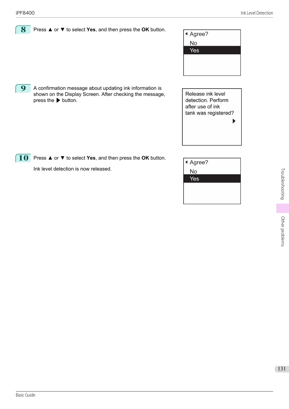 Canon imagePROGRAF iPF8400 User Manual | Page 131 / 157