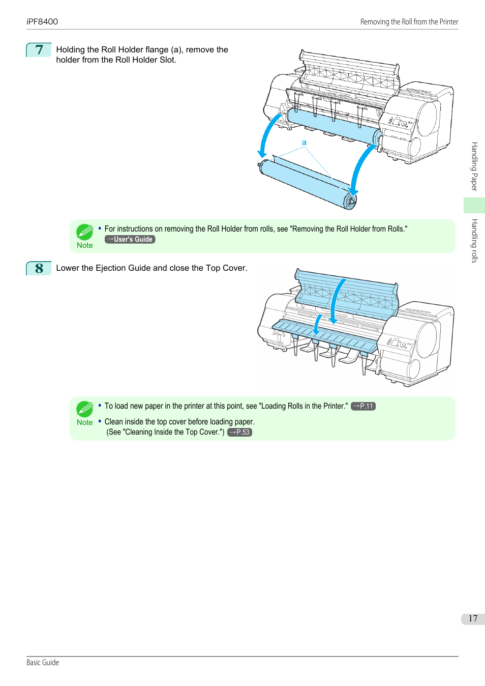Canon imagePROGRAF iPF8400 User Manual | Page 17 / 157