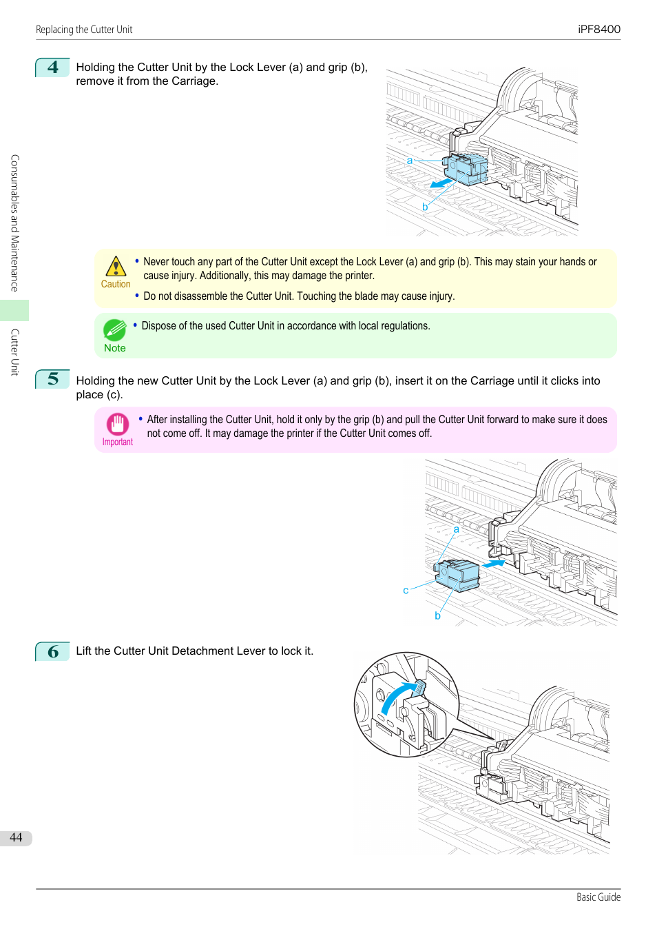 Canon imagePROGRAF iPF8400 User Manual | Page 44 / 157