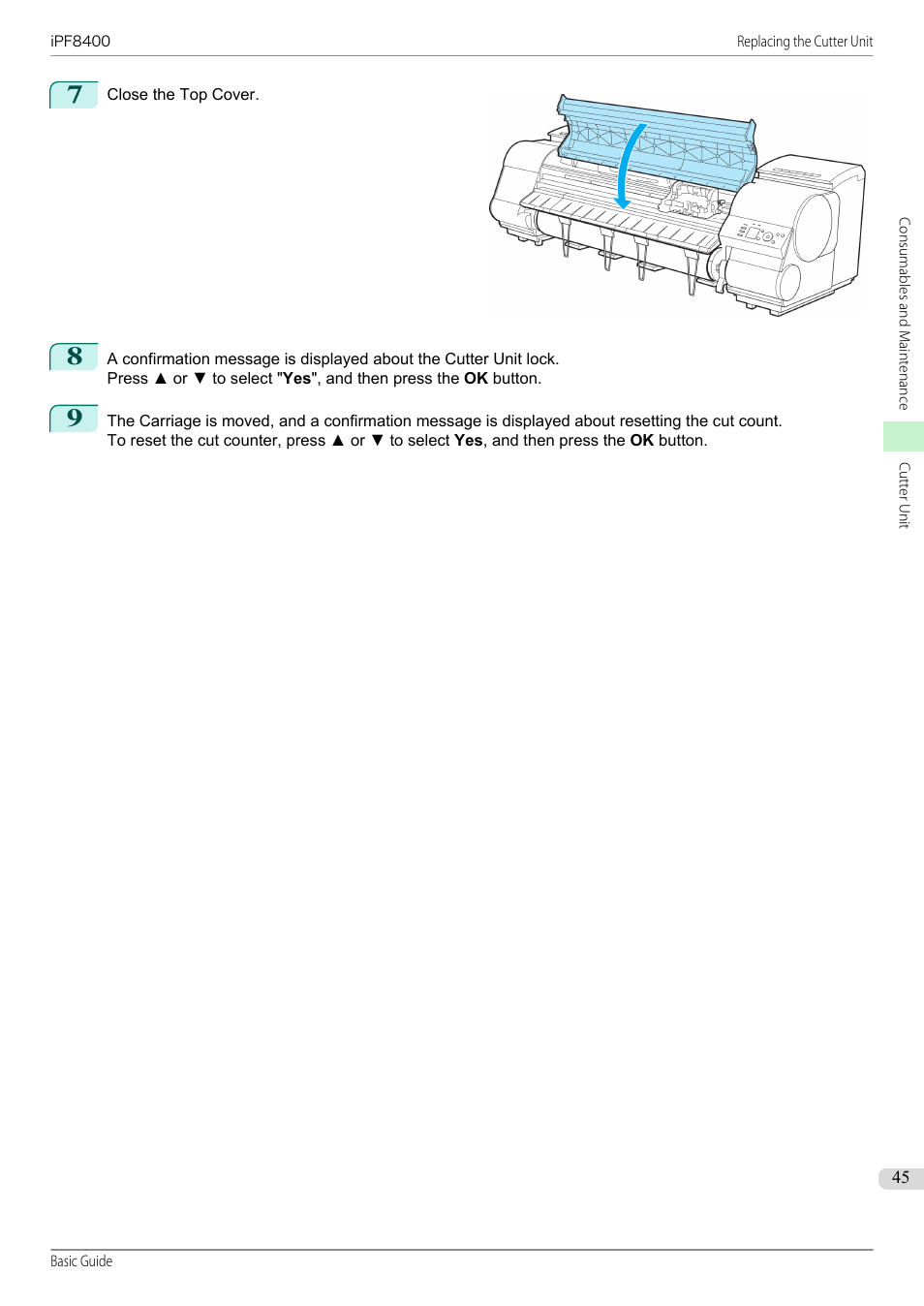 Canon imagePROGRAF iPF8400 User Manual | Page 45 / 157