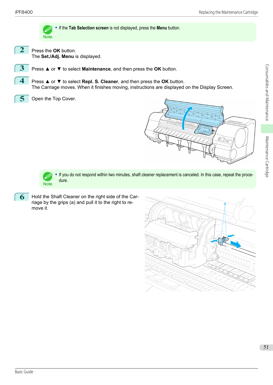 Canon imagePROGRAF iPF8400 User Manual | Page 51 / 157