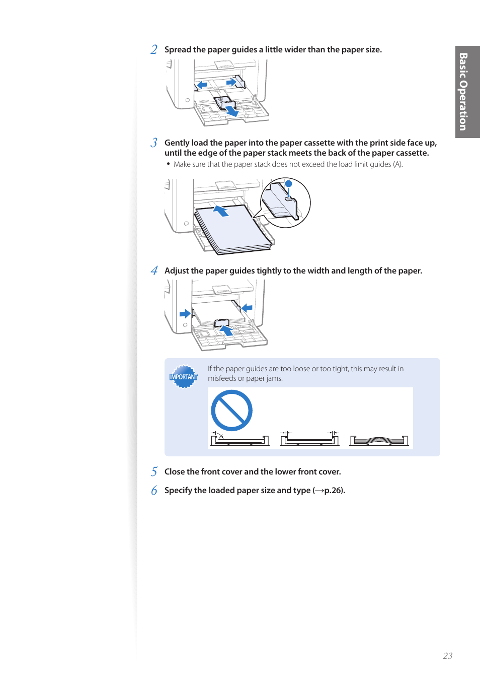 Basic oper a tion | Canon FAXPHONE L190 User Manual | Page 23 / 100