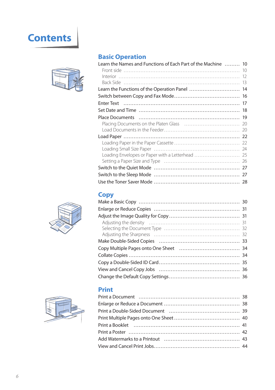 Canon FAXPHONE L190 User Manual | Page 6 / 100