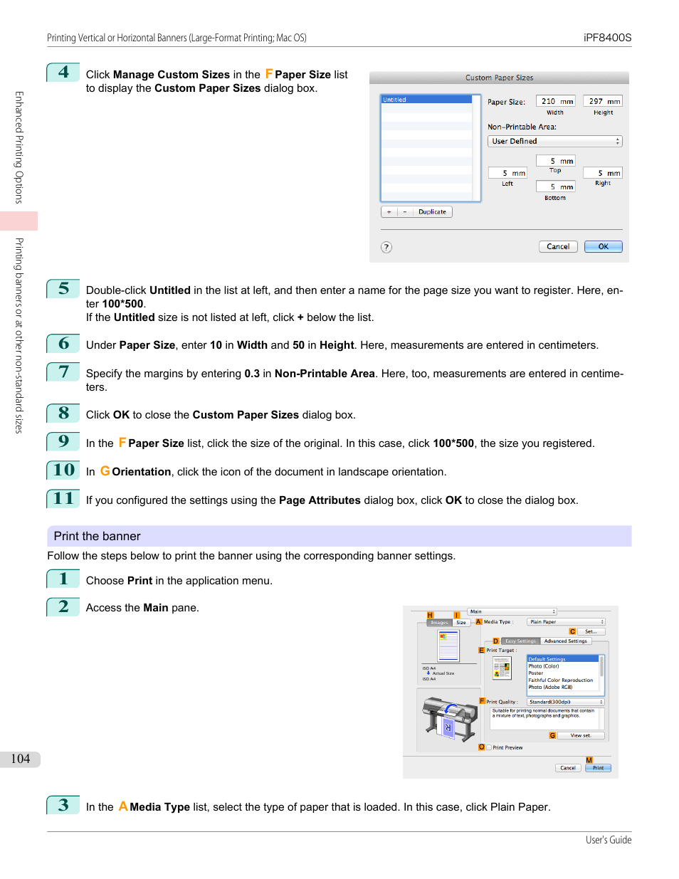 Canon imagePROGRAF iPF8400S User Manual | Page 104 / 1004