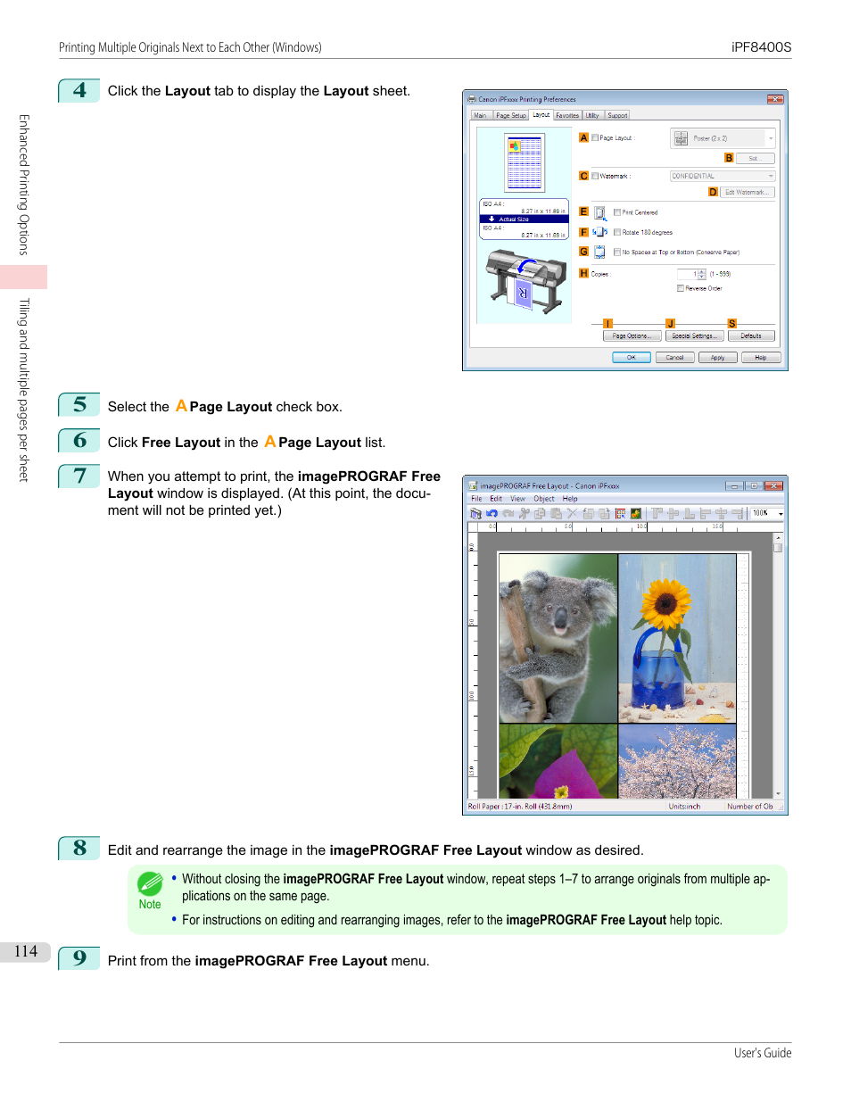 Canon imagePROGRAF iPF8400S User Manual | Page 114 / 1004