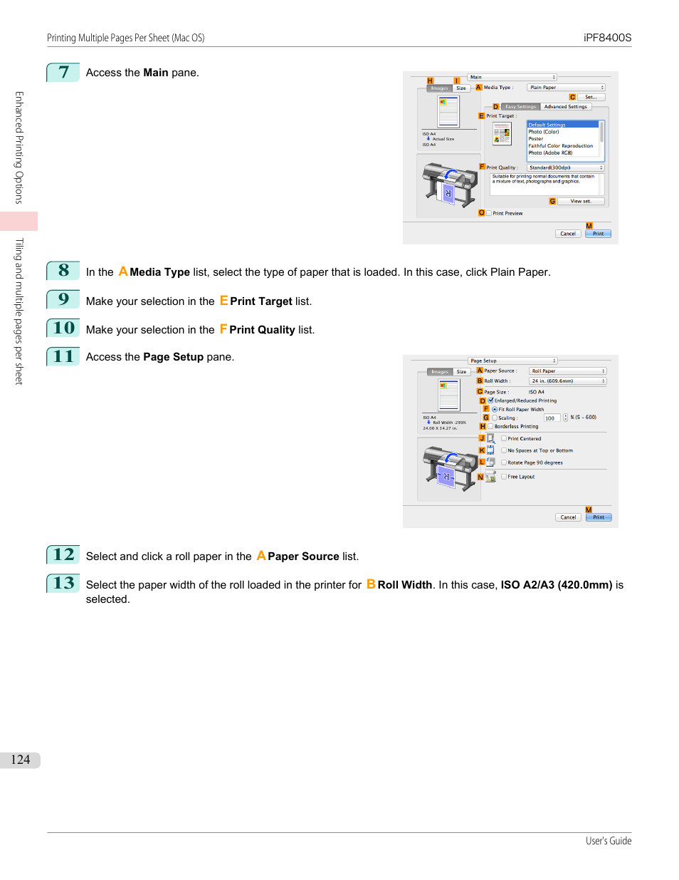 Canon imagePROGRAF iPF8400S User Manual | Page 124 / 1004