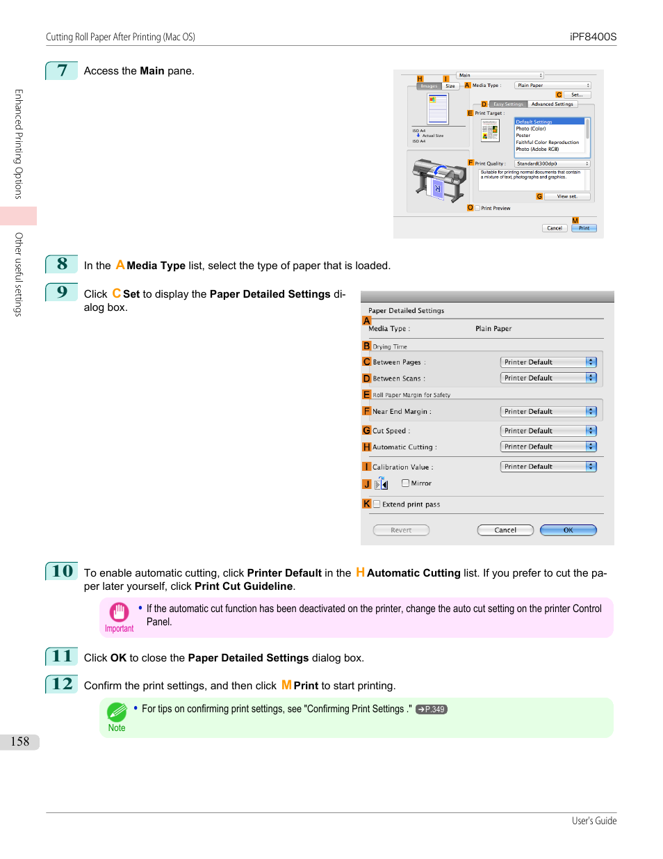 Canon imagePROGRAF iPF8400S User Manual | Page 158 / 1004