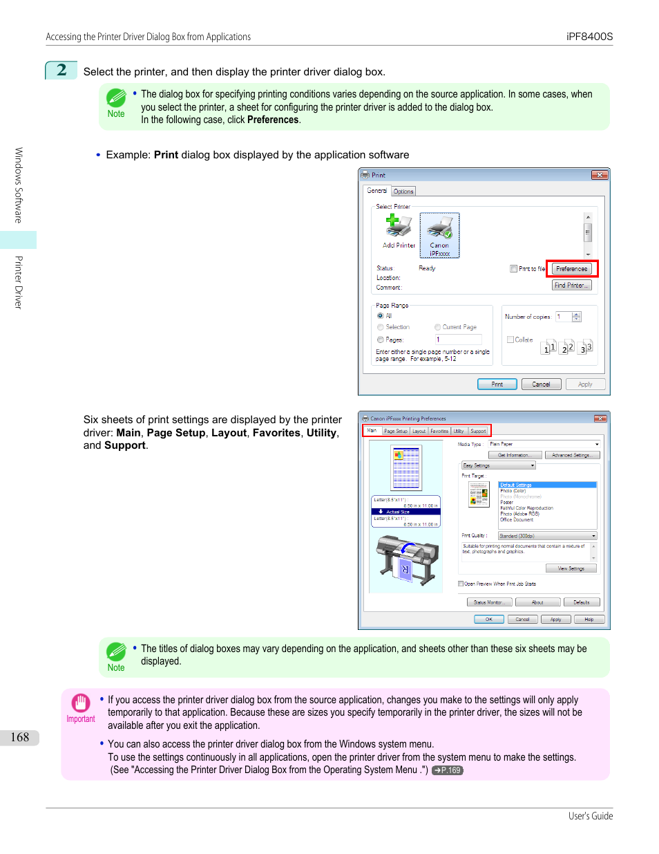 Canon imagePROGRAF iPF8400S User Manual | Page 168 / 1004