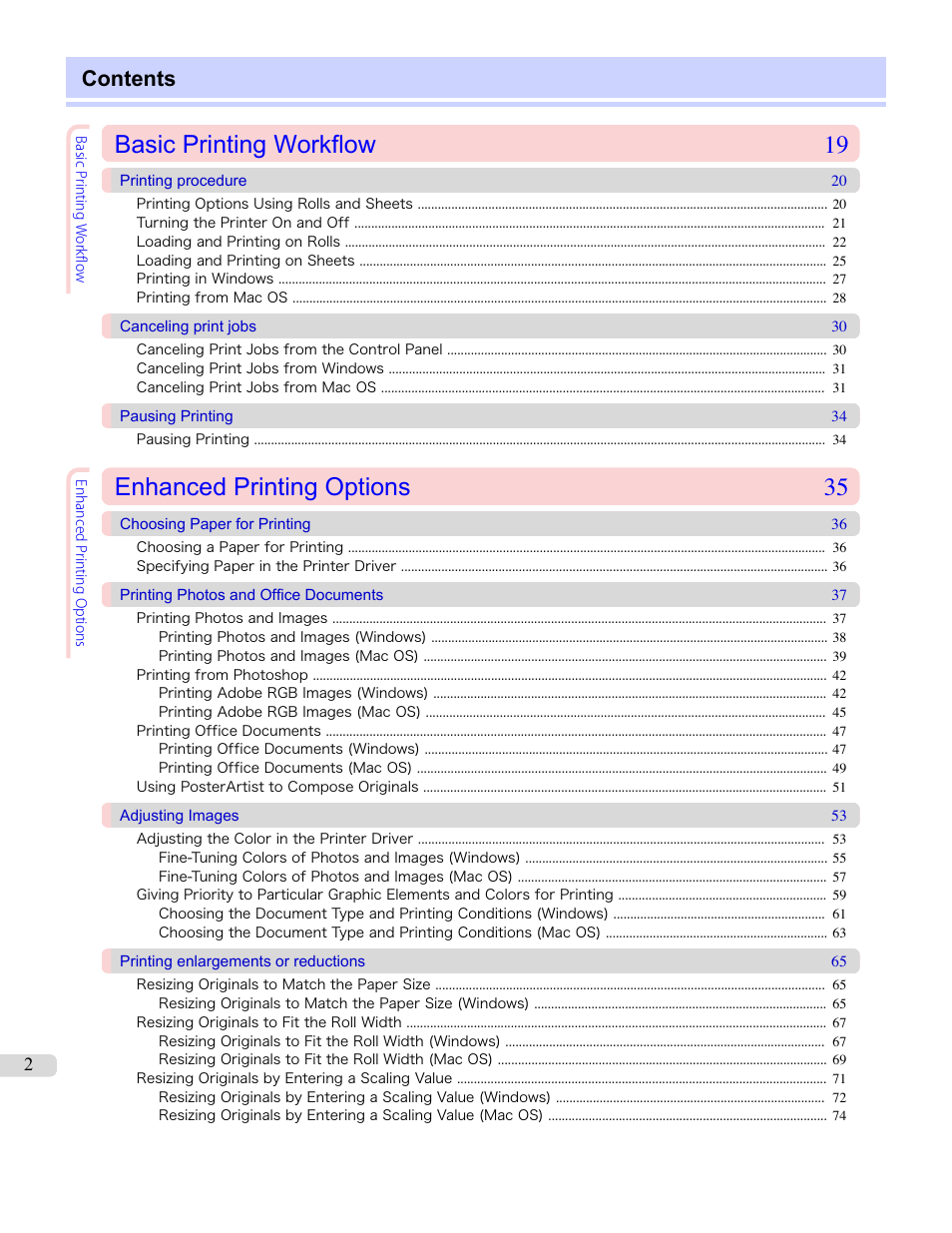 Canon imagePROGRAF iPF8400S User Manual | Page 2 / 1004