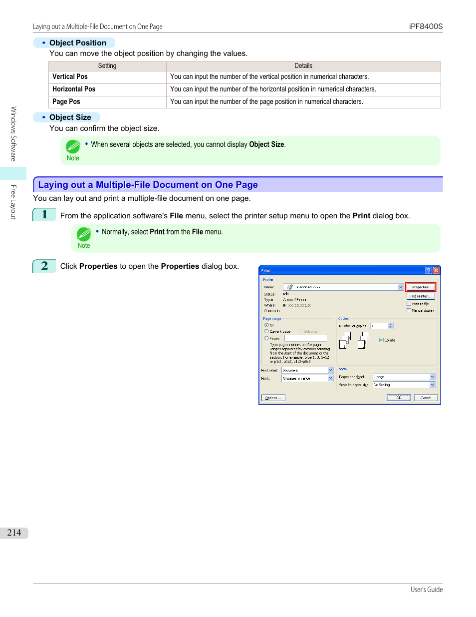 Canon imagePROGRAF iPF8400S User Manual | Page 214 / 1004