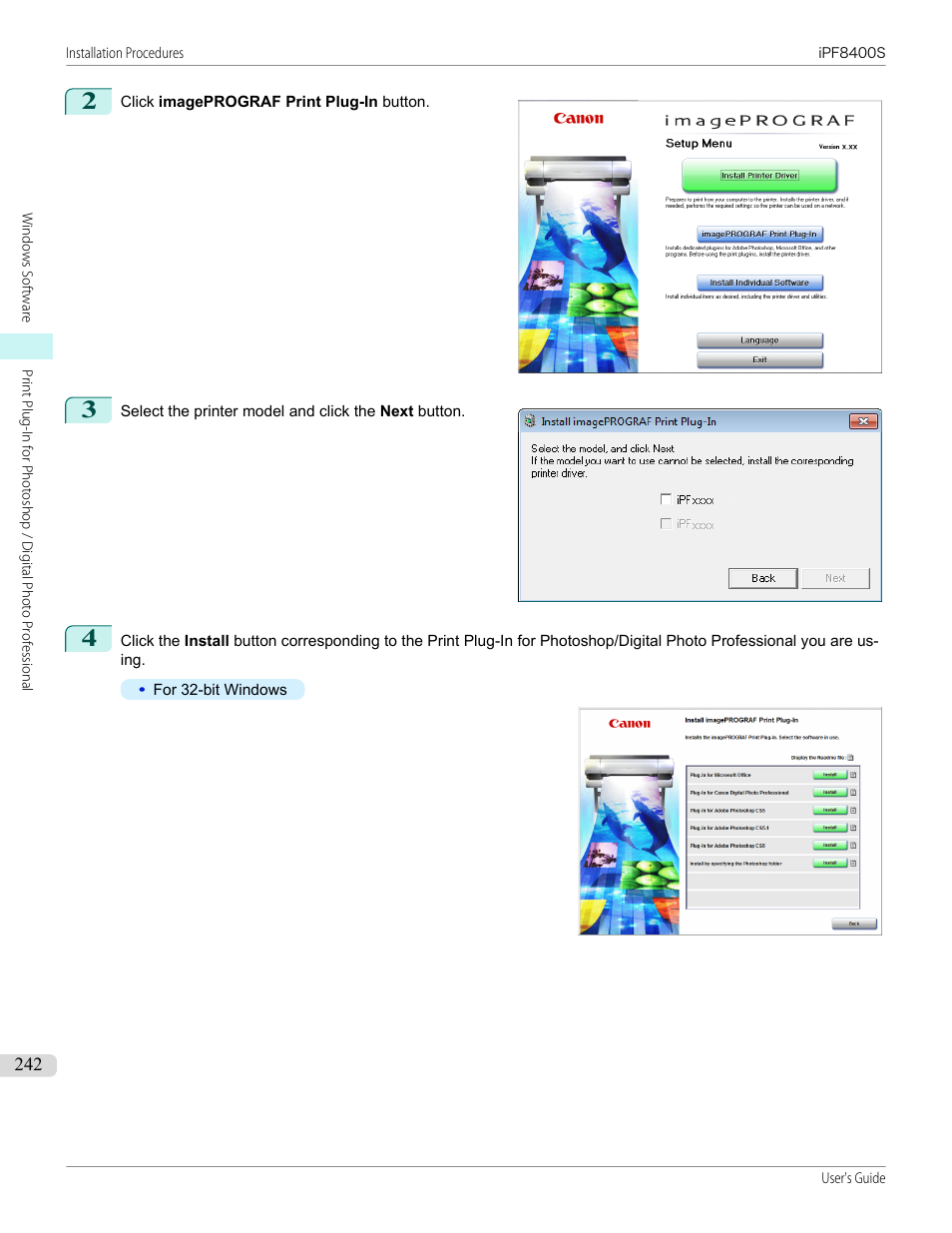 Canon imagePROGRAF iPF8400S User Manual | Page 242 / 1004