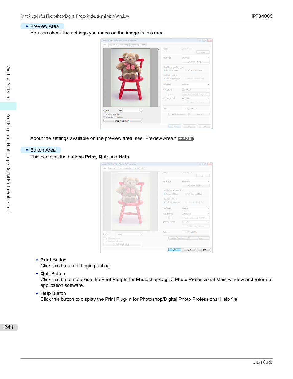 Canon imagePROGRAF iPF8400S User Manual | Page 248 / 1004