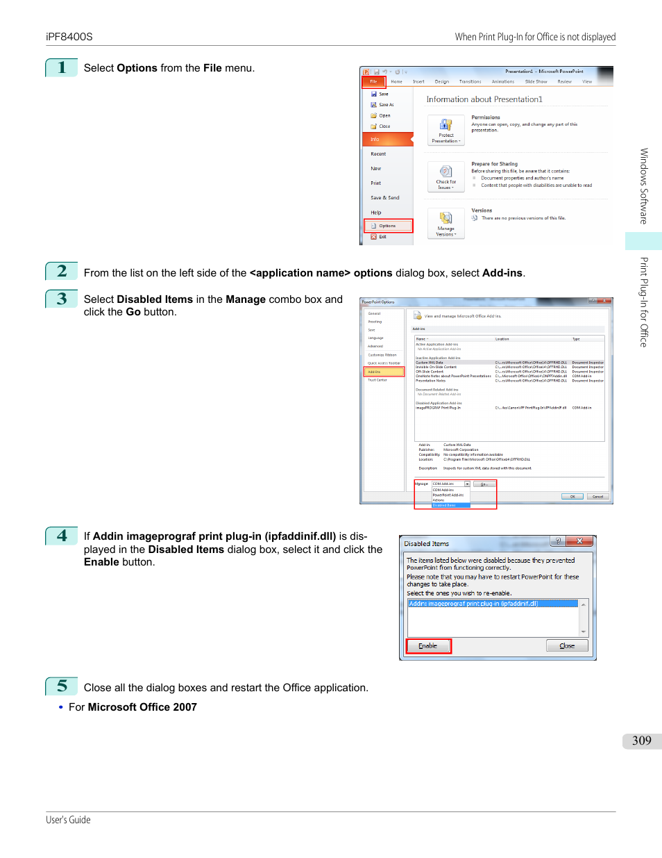 Canon imagePROGRAF iPF8400S User Manual | Page 309 / 1004