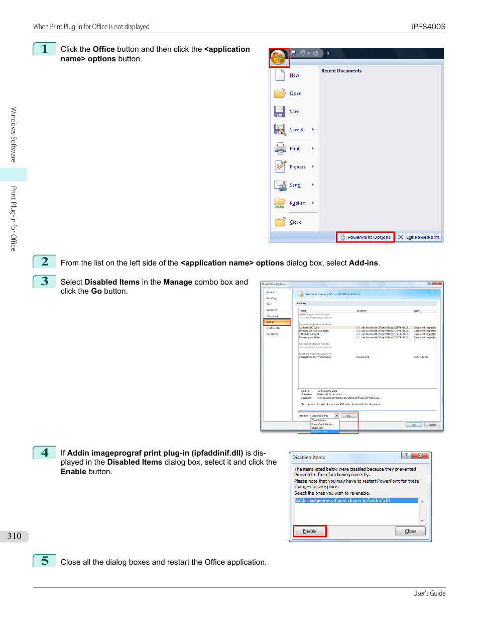 Canon imagePROGRAF iPF8400S User Manual | Page 310 / 1004