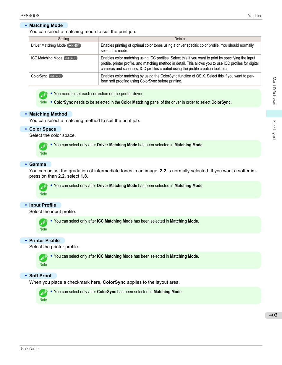 Canon imagePROGRAF iPF8400S User Manual | Page 403 / 1004