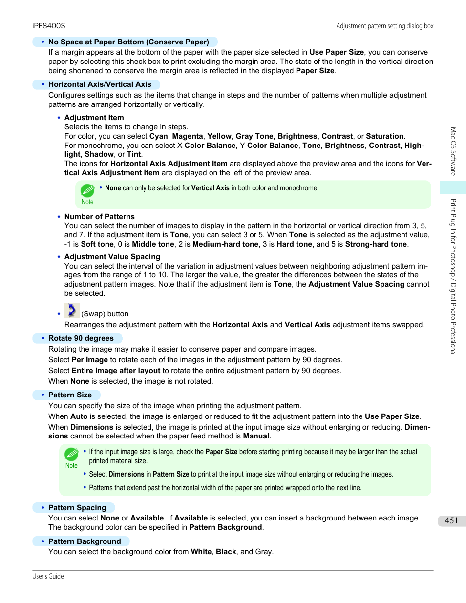 Canon imagePROGRAF iPF8400S User Manual | Page 451 / 1004