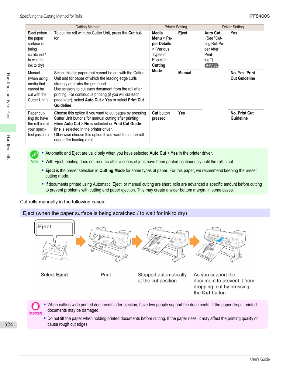 Canon imagePROGRAF iPF8400S User Manual | Page 524 / 1004