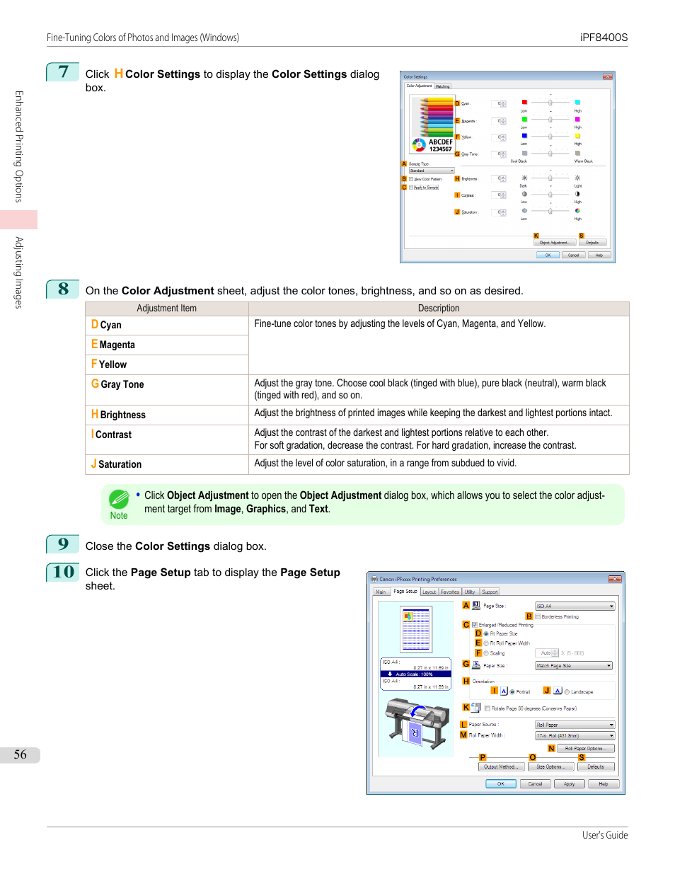 Canon imagePROGRAF iPF8400S User Manual | Page 56 / 1004