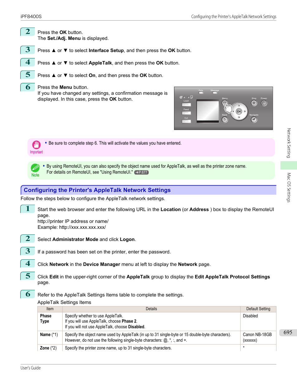 P.695 | Canon imagePROGRAF iPF8400S User Manual | Page 695 / 1004