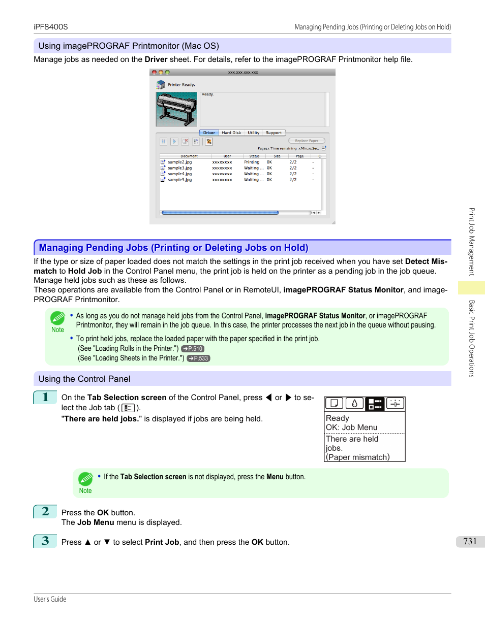 Canon imagePROGRAF iPF8400S User Manual | Page 731 / 1004