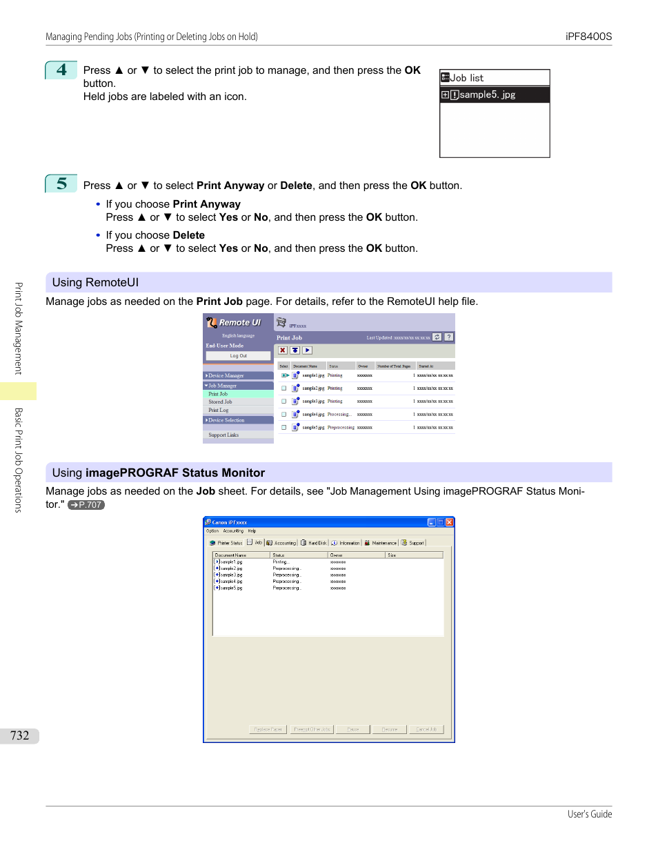 Canon imagePROGRAF iPF8400S User Manual | Page 732 / 1004