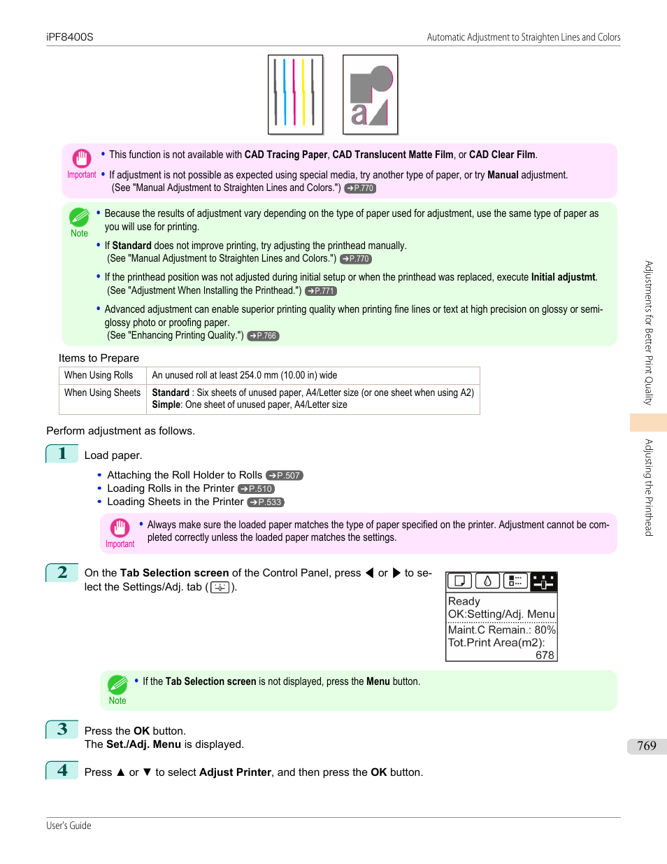 Canon imagePROGRAF iPF8400S User Manual | Page 769 / 1004