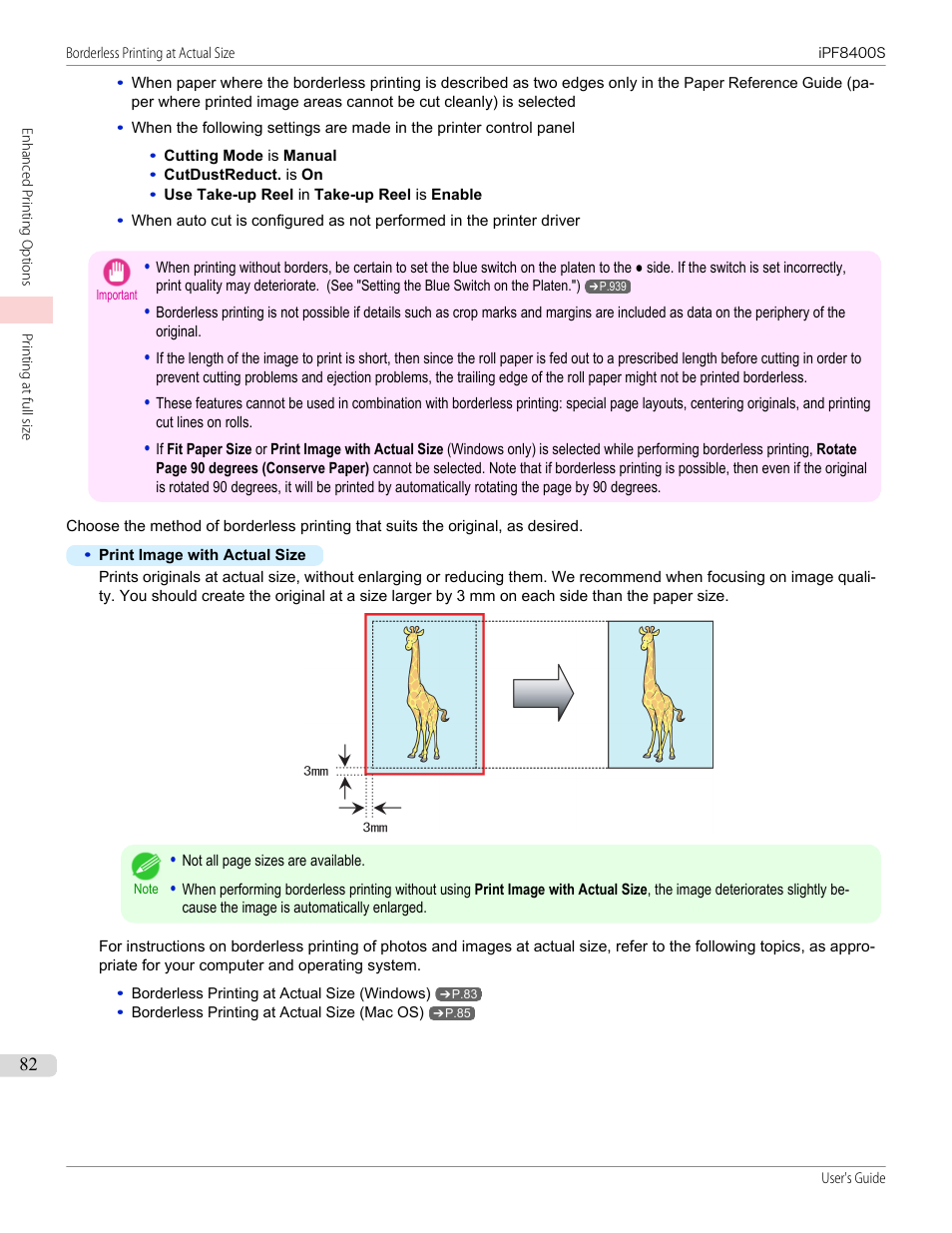 Canon imagePROGRAF iPF8400S User Manual | Page 82 / 1004